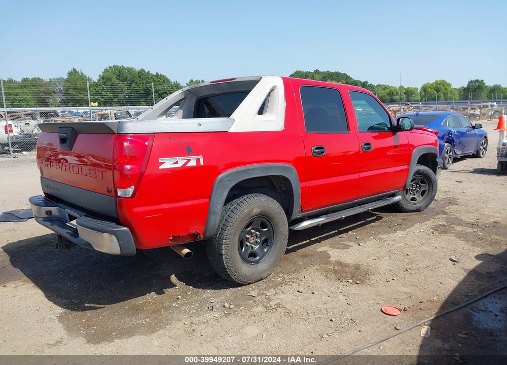 2003 CHEVROLET AVALANCHE 1500 VIN: 3GNEK13TX3G314015