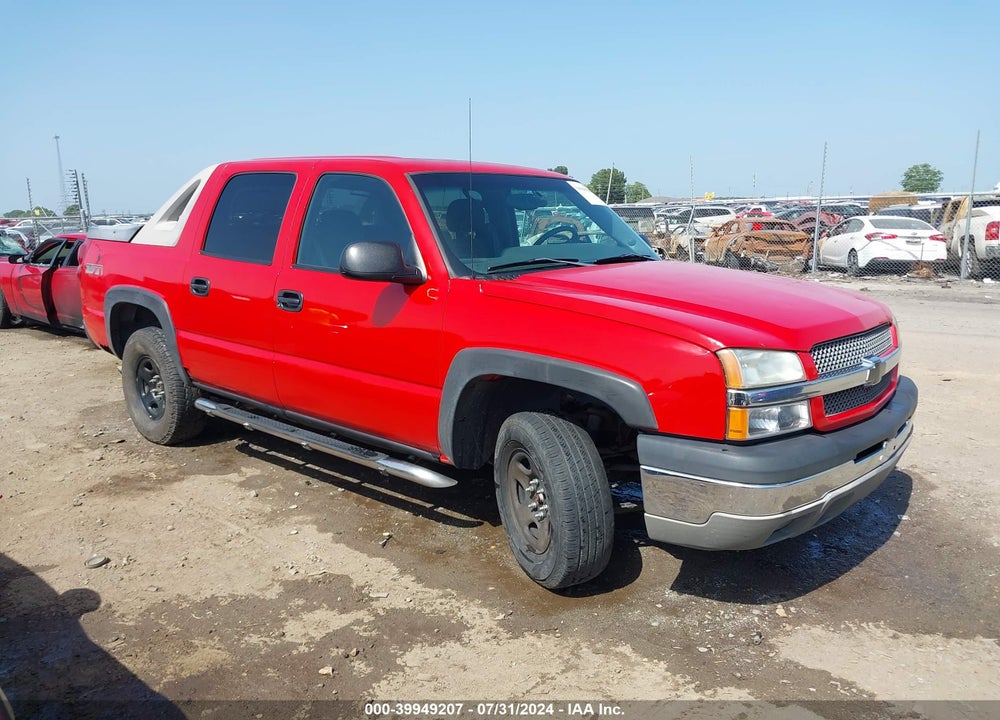 2003 CHEVROLET AVALANCHE 1500 VIN: 3GNEK13TX3G314015