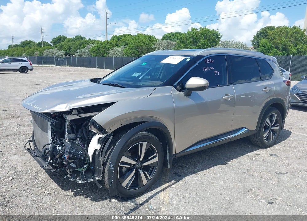 2022 NISSAN ROGUE PLATINUM FWD VIN: JN8BT3DC5NW121136
