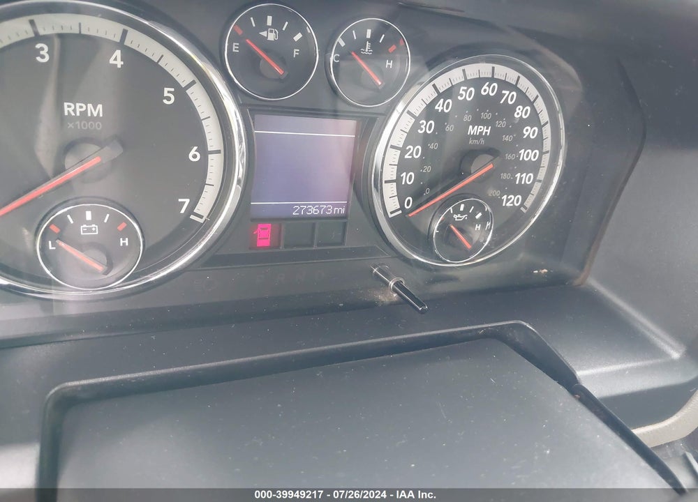 2011 RAM 1500 SLT VIN: 3D7JB1EP1BG559216