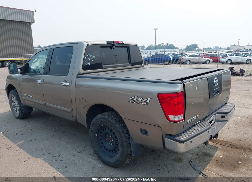 2007 NISSAN TITAN LE VIN: 1N6AA07B47N239585