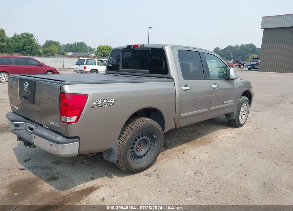 2007 NISSAN TITAN LE VIN: 1N6AA07B47N239585