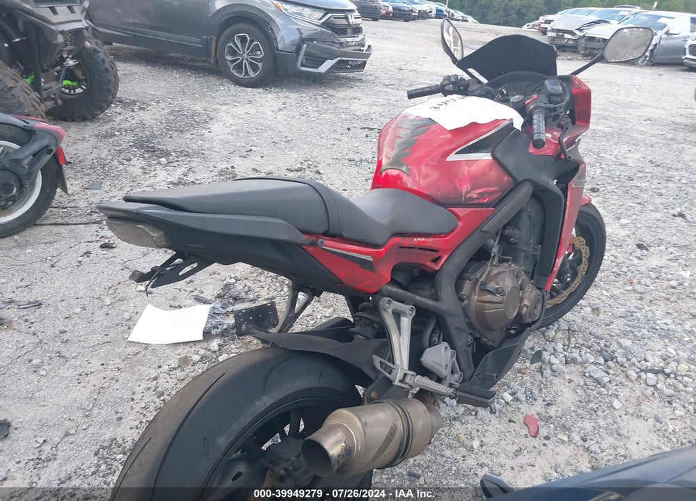 2018 HONDA CBR650 F VIN: MLHRC7401J5400202