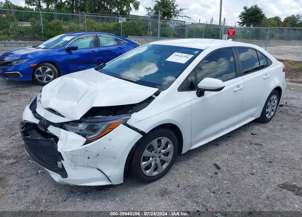 2021 TOYOTA COROLLA LE VIN: JTDEPMAE1MJ167860