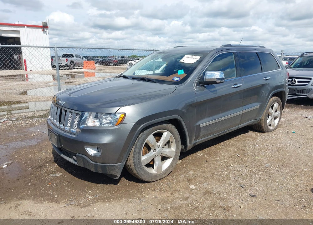 2012 JEEP GRAND CHEROKEE OVERLAND VIN: 1C4RJFCT4CC246548