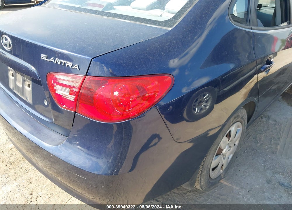2008 HYUNDAI ELANTRA GLS/SE VIN: KMHDU46D28U495504