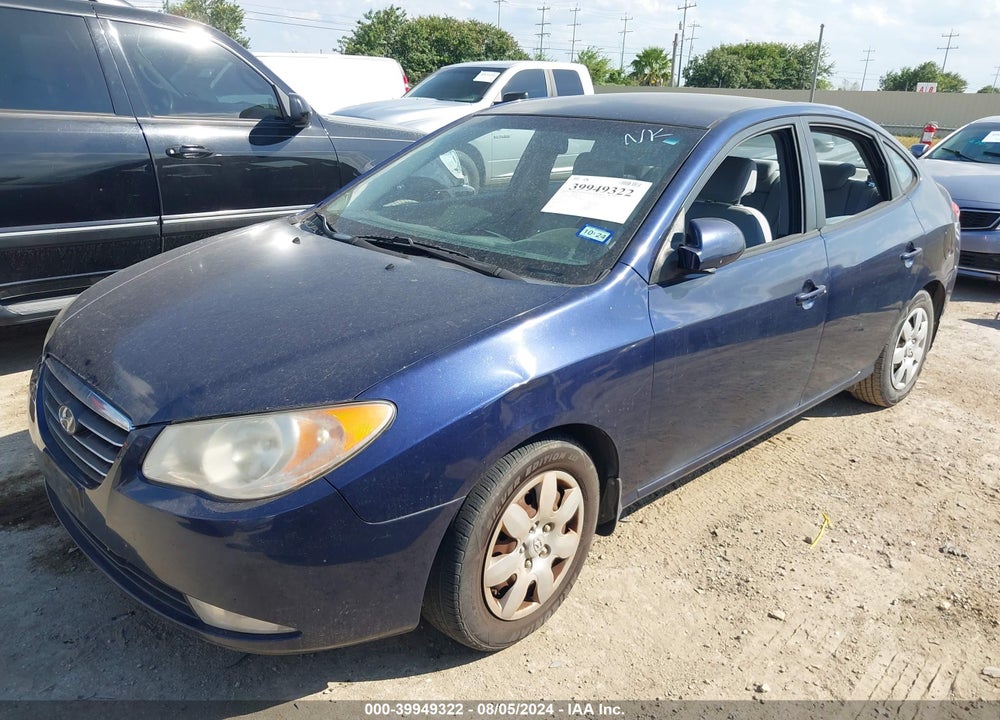 2008 HYUNDAI ELANTRA GLS/SE VIN: KMHDU46D28U495504