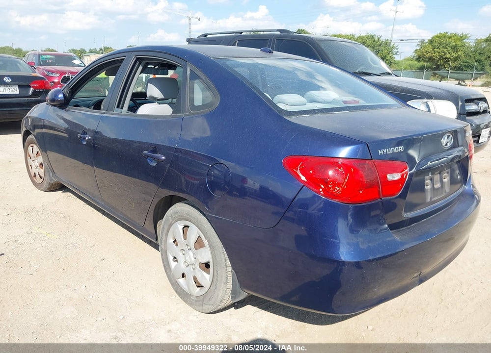2008 HYUNDAI ELANTRA GLS/SE VIN: KMHDU46D28U495504