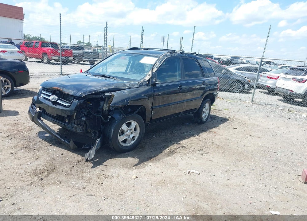 2008 KIA SPORTAGE LX VIN: KNDJF724487496595