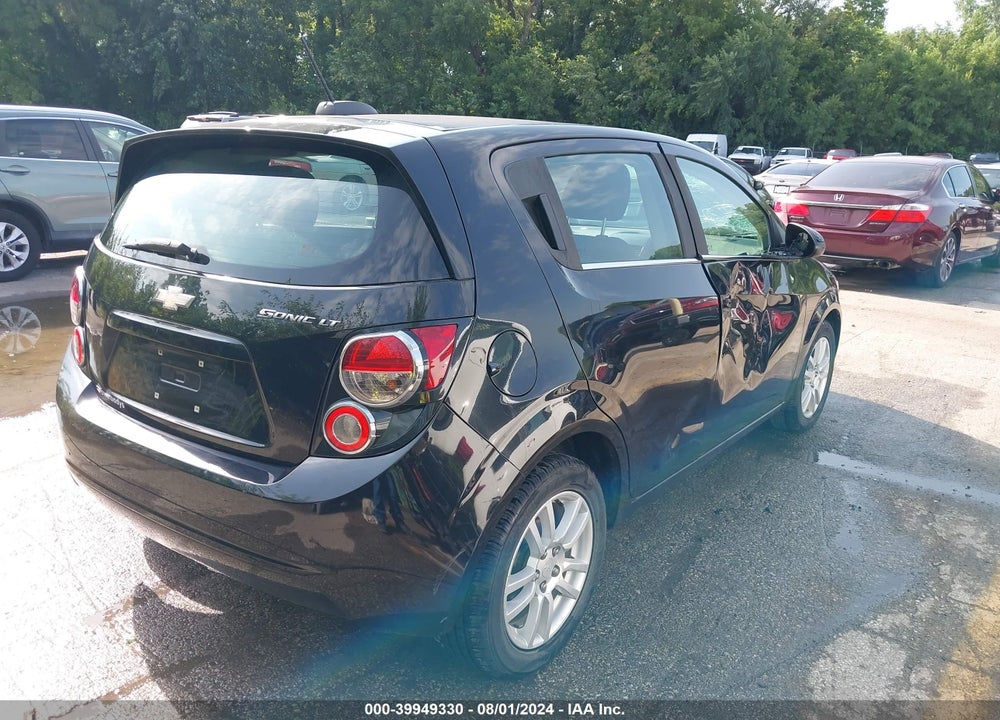 2015 CHEVROLET SONIC LT MANUAL VIN: 1G1JD6SB1F4152731