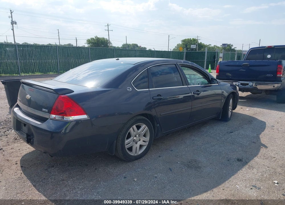 2008 CHEVROLET IMPALA LT VIN: 2G1WC583781245190