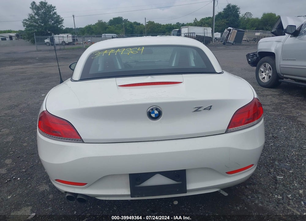 2011 BMW Z4 SDRIVE30I VIN: WBALM5C54BE378962