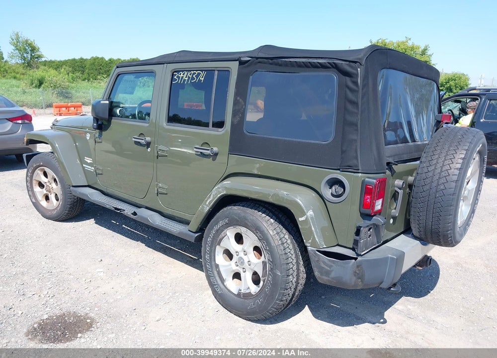 2015 JEEP WRANGLER UNLIMITED SAHARA VIN: 1C4BJWEG6FL650439