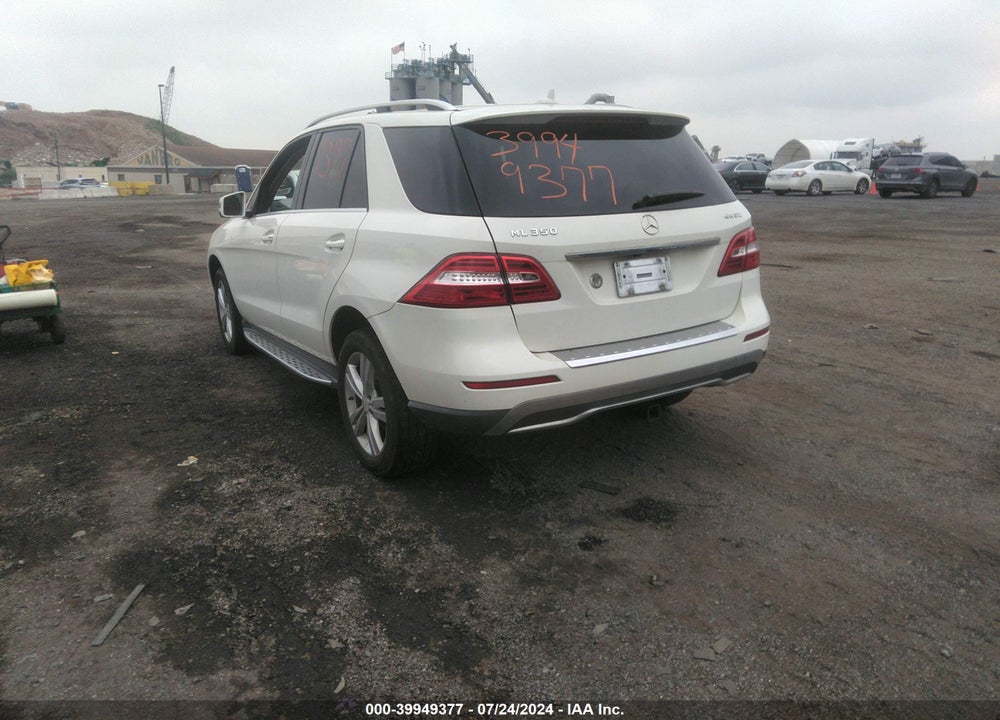 2013 MERCEDES-BENZ ML 350 4MATIC VIN: 4JGDA5HB2DA149880