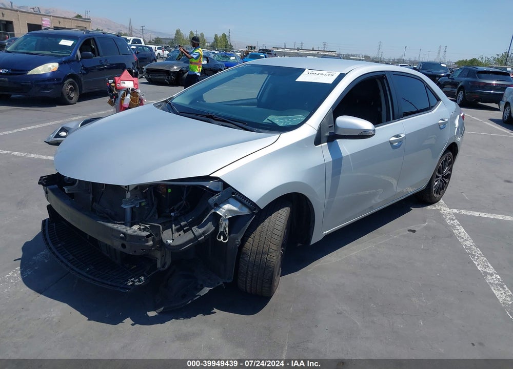 2014 TOYOTA COROLLA S PLUS VIN: 5YFBURHE4EP166889