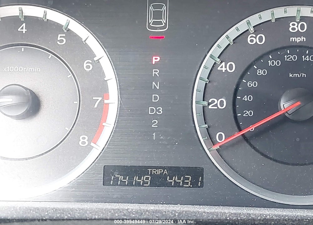 2009 HONDA ACCORD 2.4 LX VIN: 1HGCP26349A192960