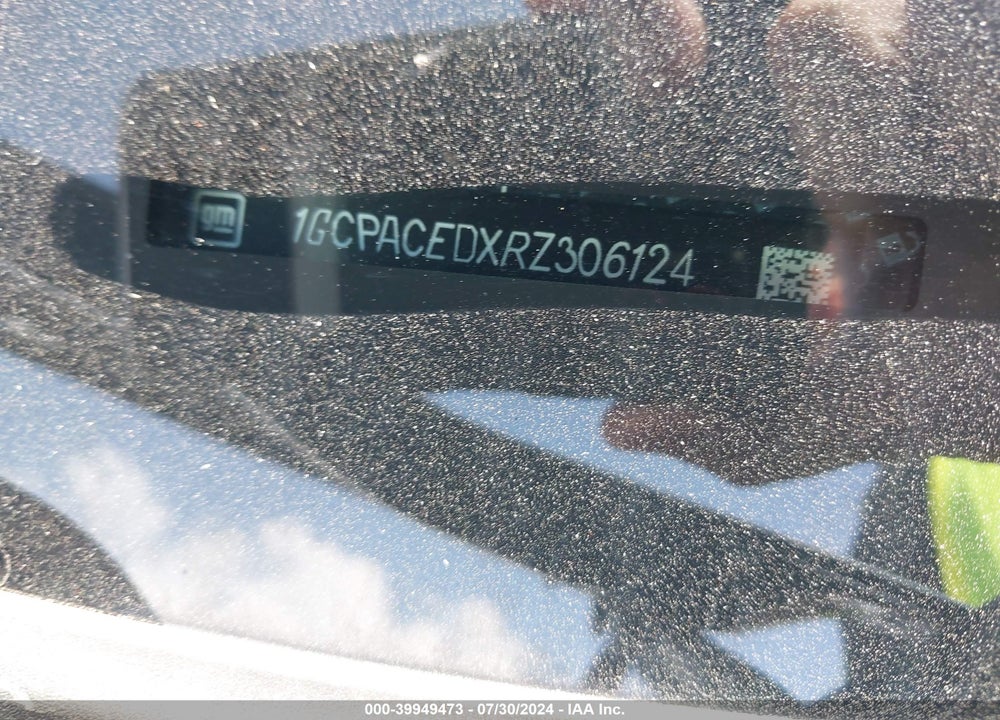 2024 CHEVROLET SILVERADO 1500 VIN: 1GCPACEDXRZ306124