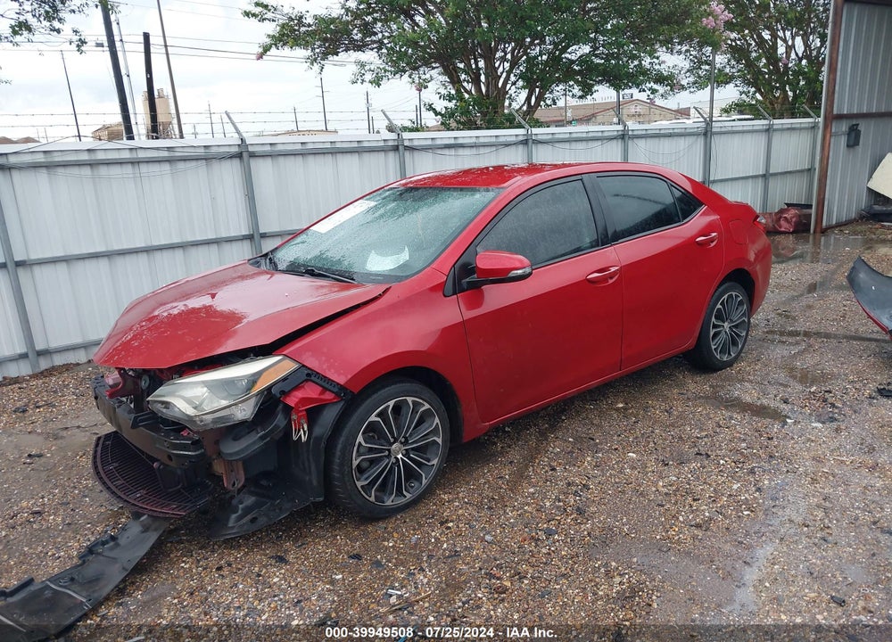 2016 TOYOTA COROLLA S PLUS VIN: 5YFBURHE6GP371939