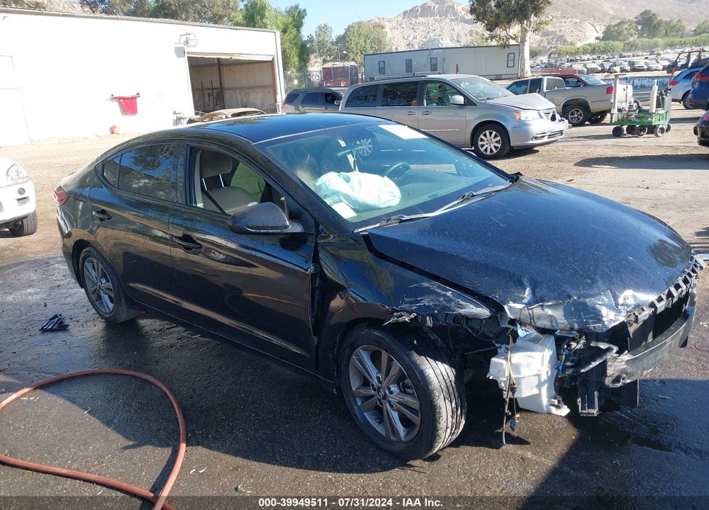 2018 HYUNDAI ELANTRA SEL VIN: KMHD84LF5JU628059