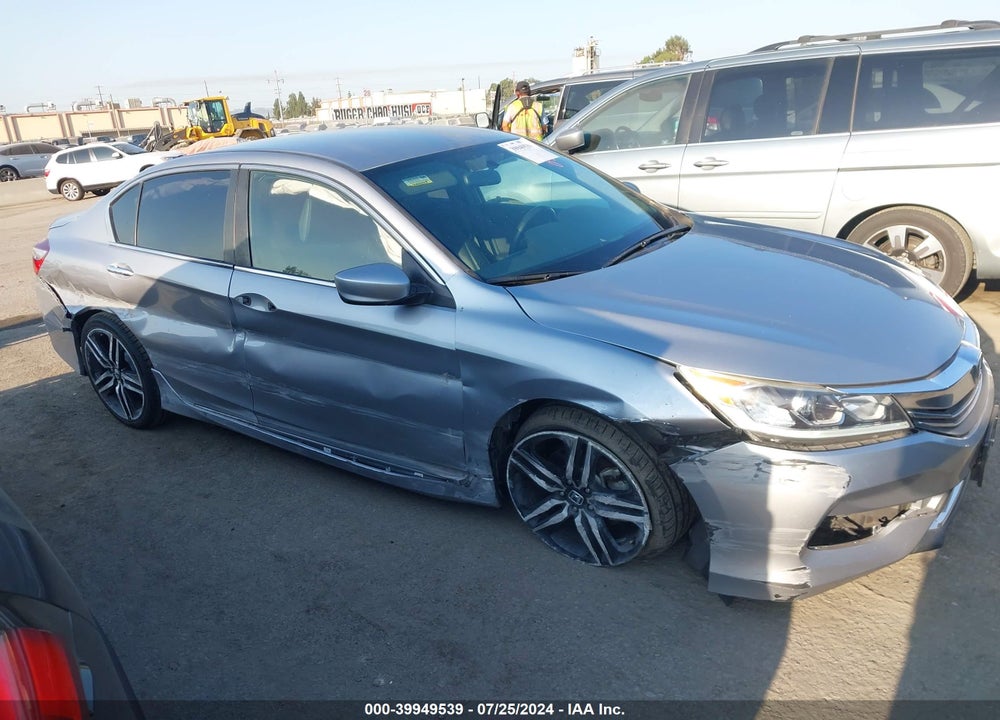 2016 HONDA ACCORD SPORT VIN: 1HGCR2F59GA140538
