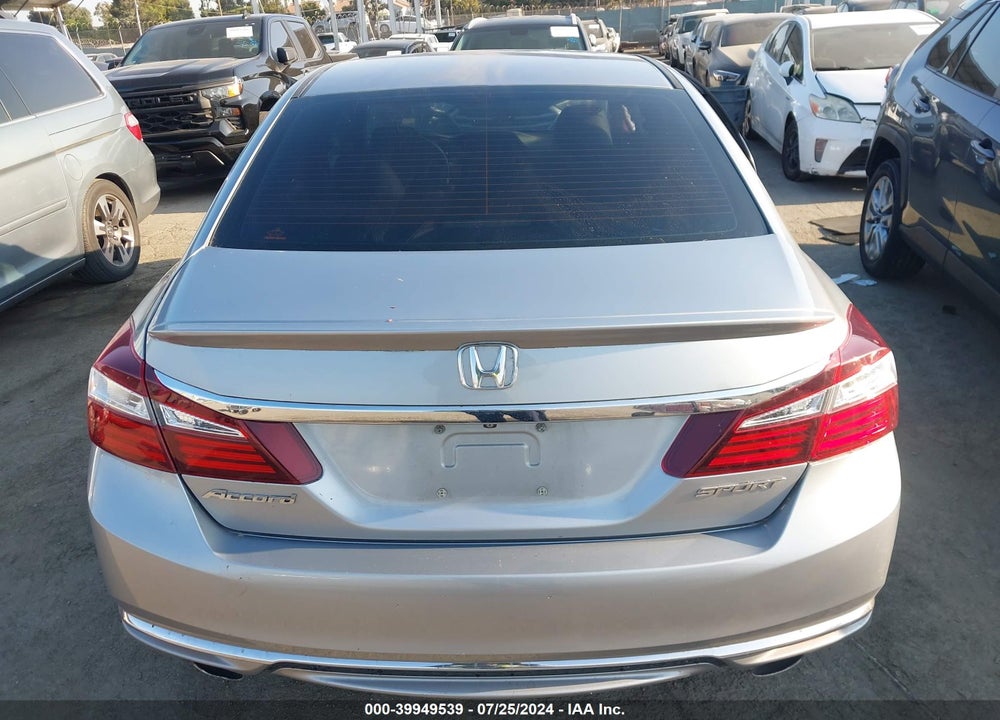 2016 HONDA ACCORD SPORT VIN: 1HGCR2F59GA140538