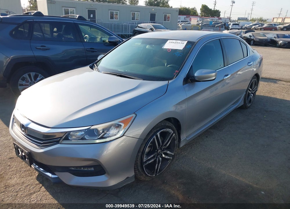 2016 HONDA ACCORD SPORT VIN: 1HGCR2F59GA140538