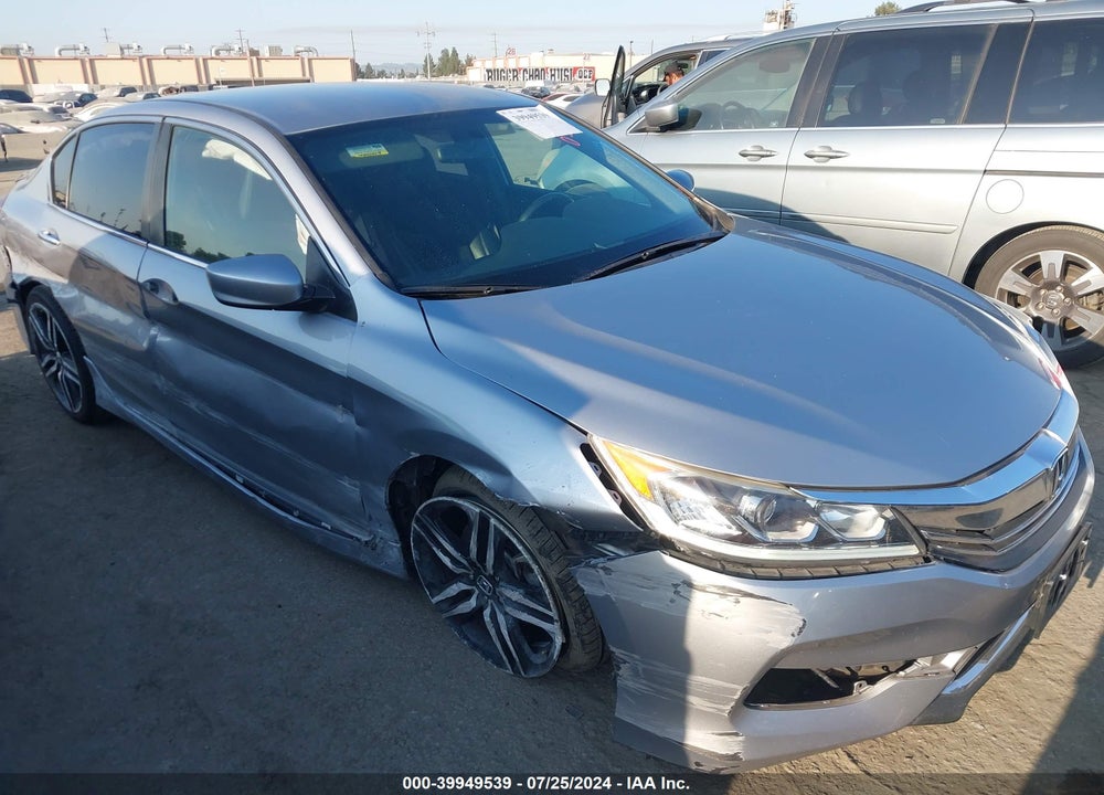 2016 HONDA ACCORD SPORT VIN: 1HGCR2F59GA140538