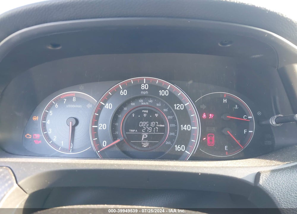 2016 HONDA ACCORD SPORT VIN: 1HGCR2F59GA140538