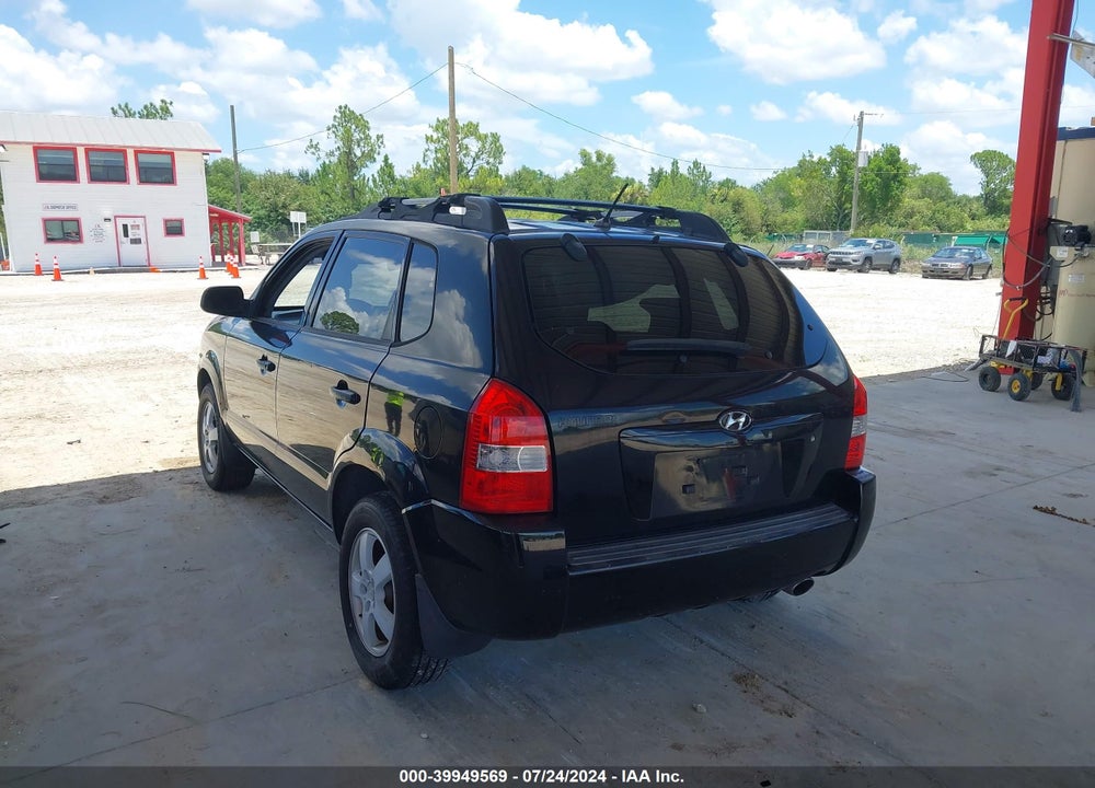 2006 HYUNDAI TUCSON GL VIN: KM8JM12B06U378359