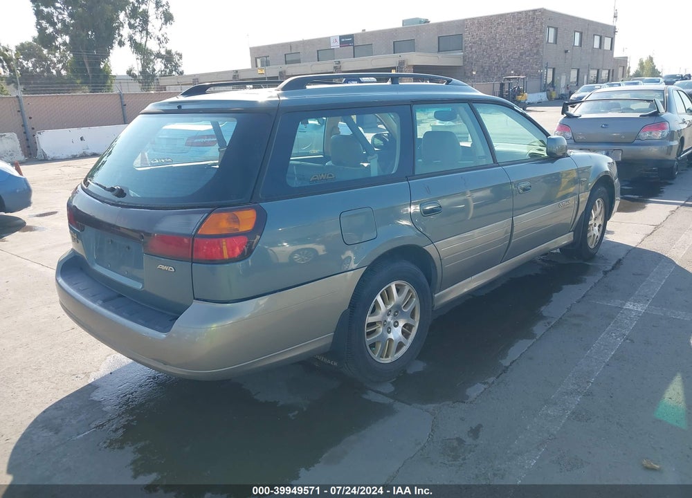 2001 SUBARU OUTBACK H6-3.0 VIN: 4S3BH806117666345