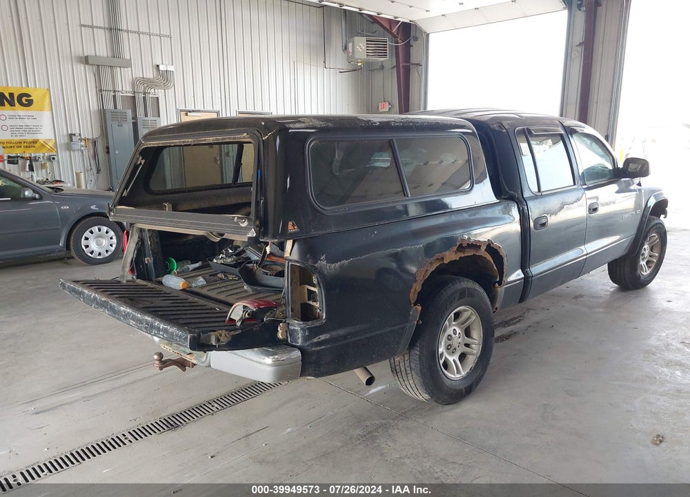 2002 DODGE DAKOTA SLT VIN: 1B7HG48NX2S702887