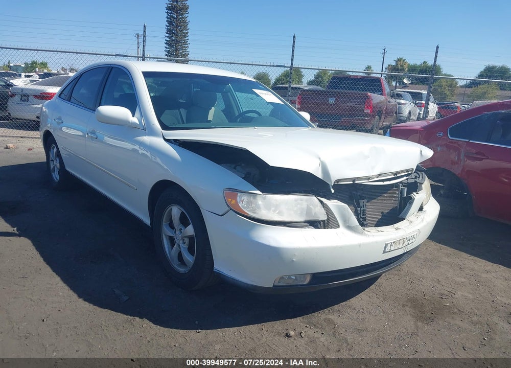 2006 HYUNDAI AZERA LIMITED/SE VIN: KMHFC46F86A075225