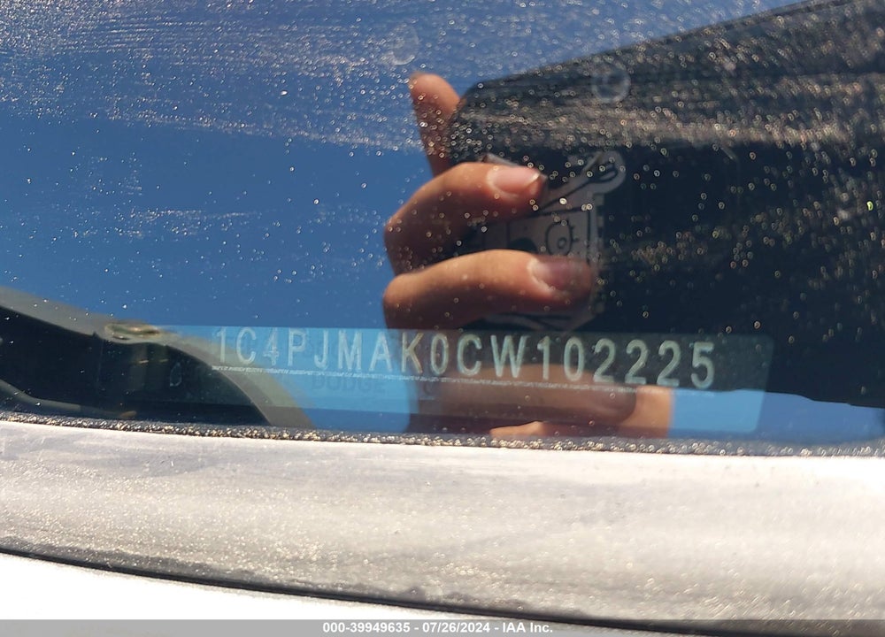 2012 JEEP LIBERTY SPORT VIN: 1C4PJMAK0CW102225
