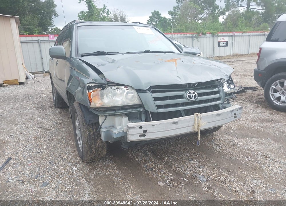 2006 TOYOTA HIGHLANDER V6 VIN: JTEDP21A460108934