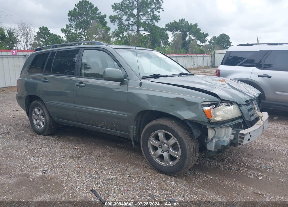 2006 TOYOTA HIGHLANDER V6 VIN: JTEDP21A460108934