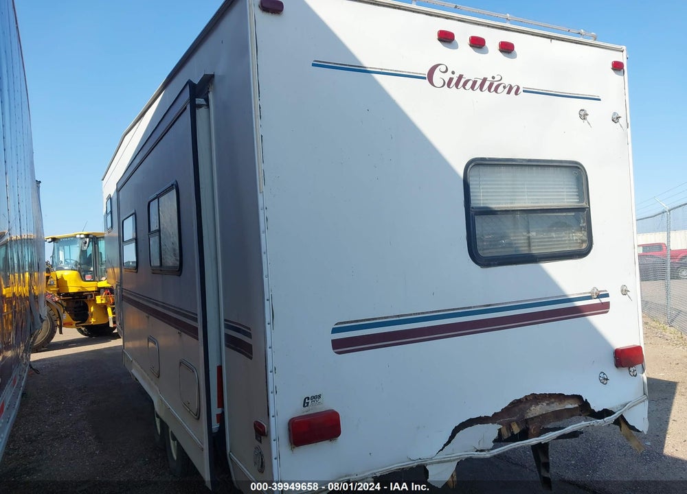 2000 CITATION 5TH WHEEL VIN: 1CNFD7625YM002133