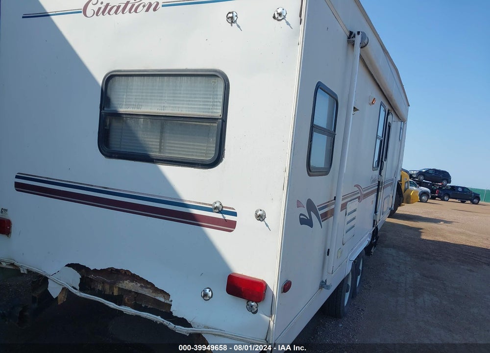 2000 CITATION 5TH WHEEL VIN: 1CNFD7625YM002133