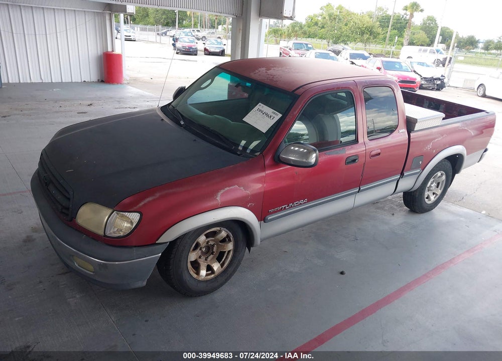 2001 TOYOTA TUNDRA SR5 V8 VIN: 5TBRT34161S168607