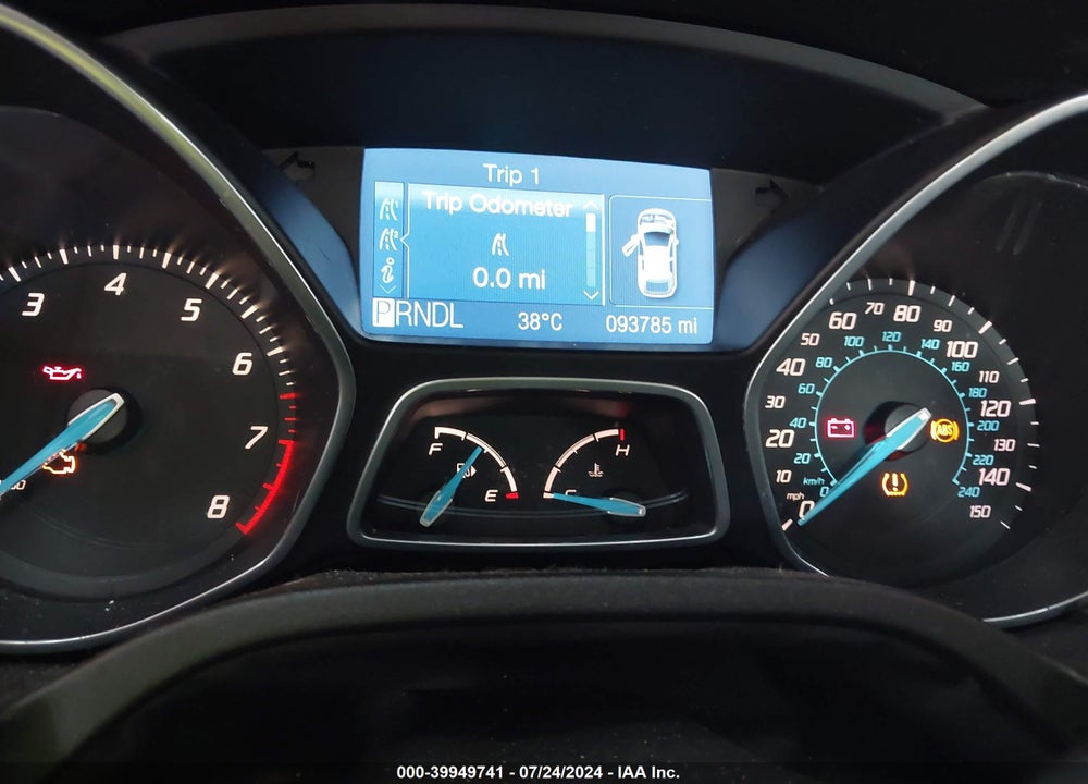 2012 FORD FOCUS SE VIN: 1FAHP3F20CL224998