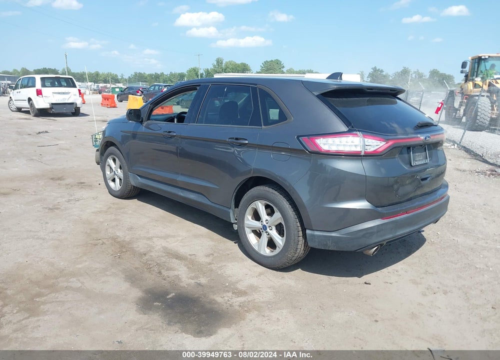 2015 FORD EDGE SE VIN: 2FMTK4G88FBB43291