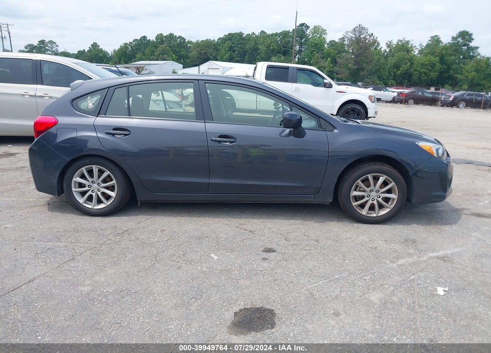 2013 SUBARU IMPREZA 2.0I PREMIUM VIN: JF1GPAC61D2877550