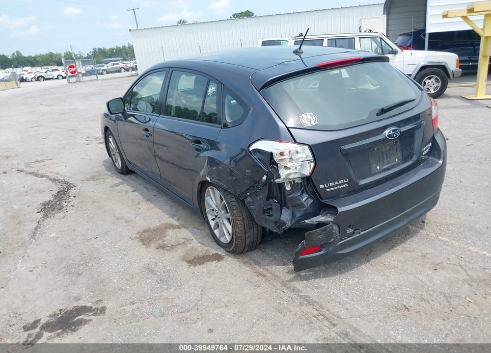 2013 SUBARU IMPREZA 2.0I PREMIUM VIN: JF1GPAC61D2877550