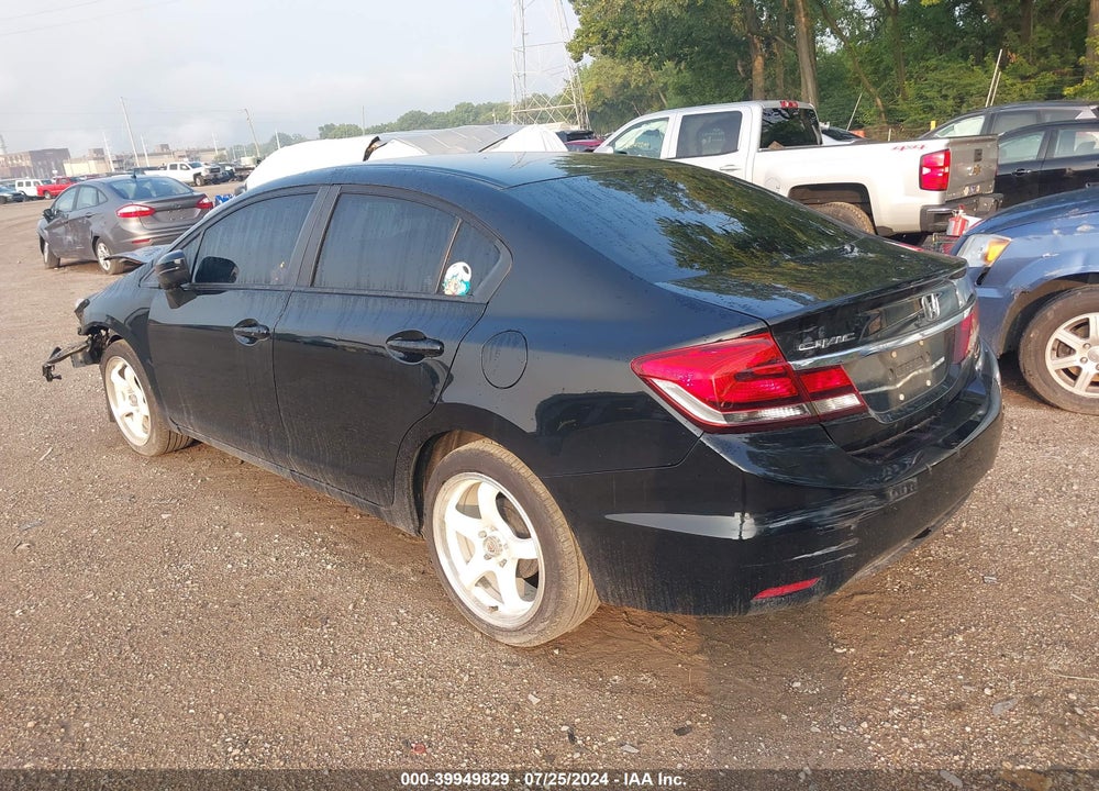 2014 HONDA CIVIC LX VIN: 19XFB2F50EE036935
