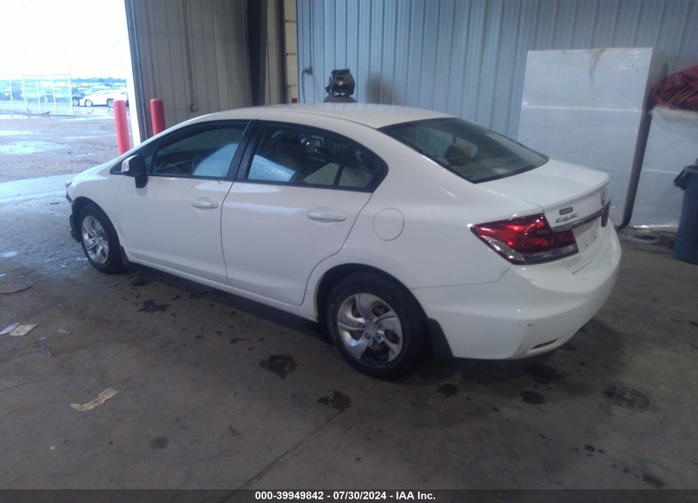 2013 HONDA CIVIC LX VIN: 19XFB2F53DE248307