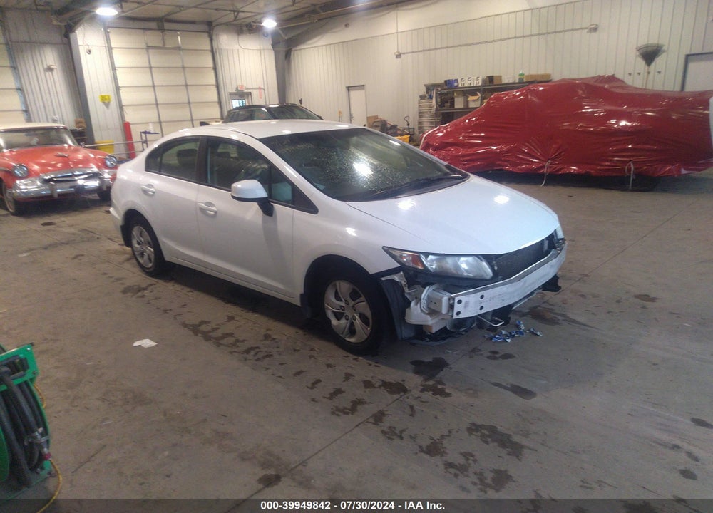 2013 HONDA CIVIC LX VIN: 19XFB2F53DE248307