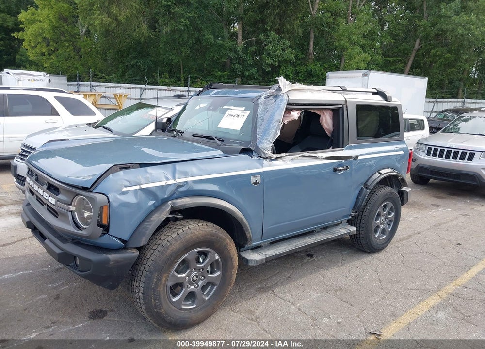 2024 FORD BRONCO BIG BEND VIN: 1FMDE7AH7RLA43810