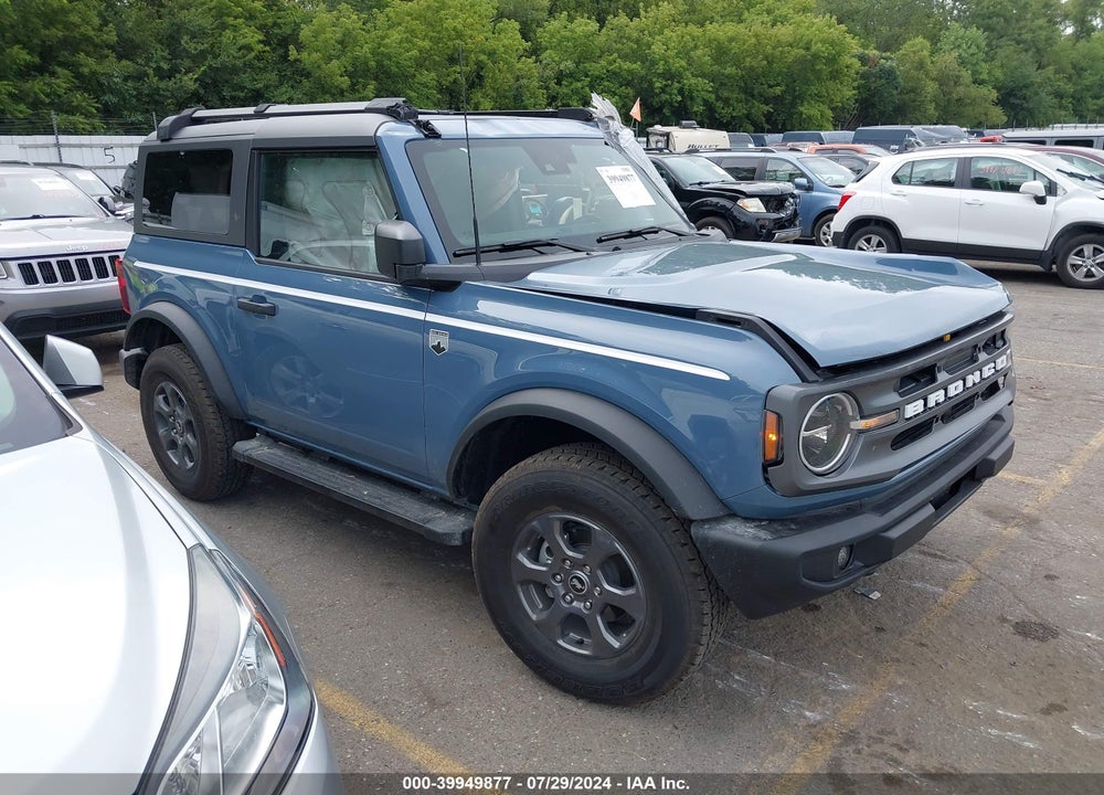 2024 FORD BRONCO BIG BEND VIN: 1FMDE7AH7RLA43810