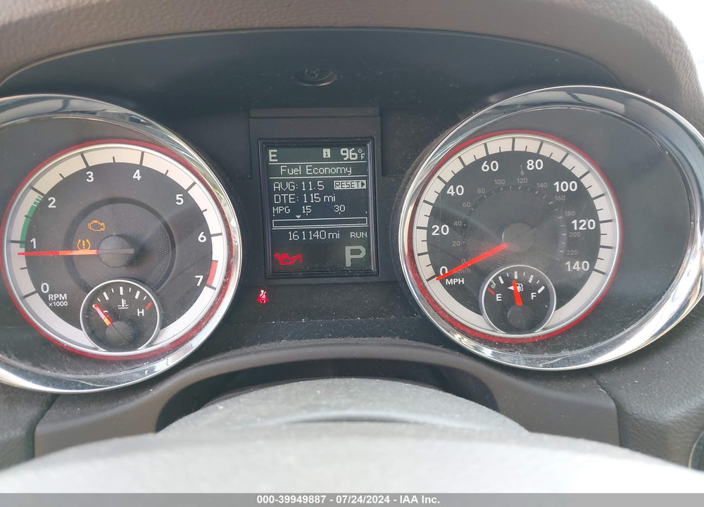 2011 DODGE DURANGO CREW VIN: 1D4RE4GG8BC639072