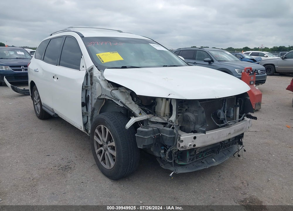 2013 NISSAN PATHFINDER SL VIN: 5N1AR2MN7DC676652