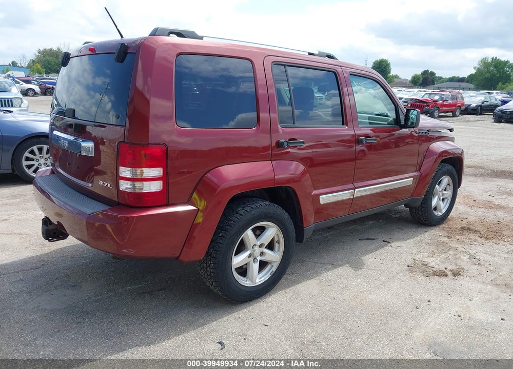 2008 JEEP LIBERTY LIMITED EDITION VIN: 1J8GN58K28W207249